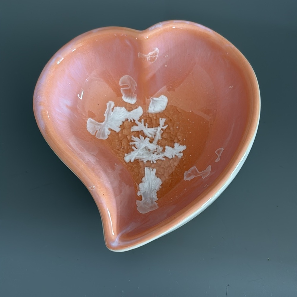 Simon Pearce Crystalline Twist Heart Bowl